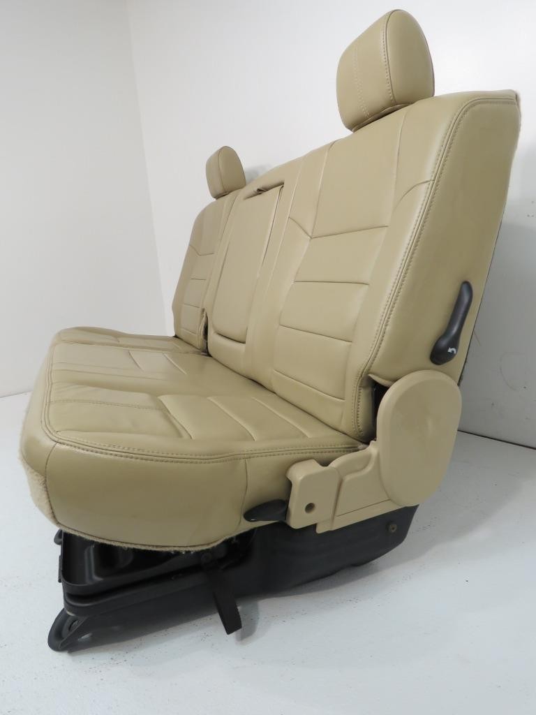 2008 - 2010 Ford Super Duty Crew Cab Seats Set Lariat Tan Leather Heated Powered