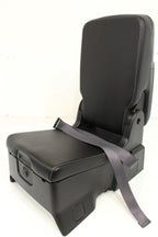 2014 - 19 Chevy Silverado GMC Sierra Black Leather Folding Jump Seat Console Kit