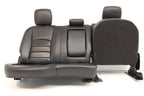 2002 - 2018 Dodge Ram Seats Set, Crew Cab Roadwire Black Leather w/ Power Driver
