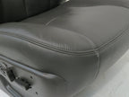 2003 - 2007 Sierra Silverado HD Seats, Dark Pewter Leather, Full Set Crew Cab