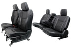 2009-2024 Dodge Ram Rebel Black Leather Heated & Cooled Front and Rear Seats