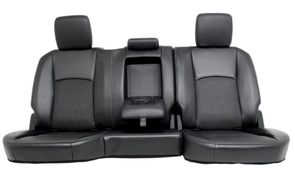 2009 - 2018 Ram Seats Set, Laramie Crew Black Leather w/ Heating & Ventilation