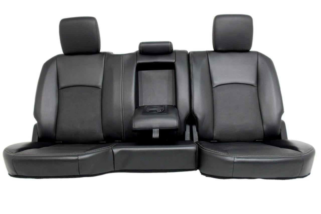 2009 - 2018 Ram Seats Set, Laramie Crew Black Leather w/ Heating & Ventilation