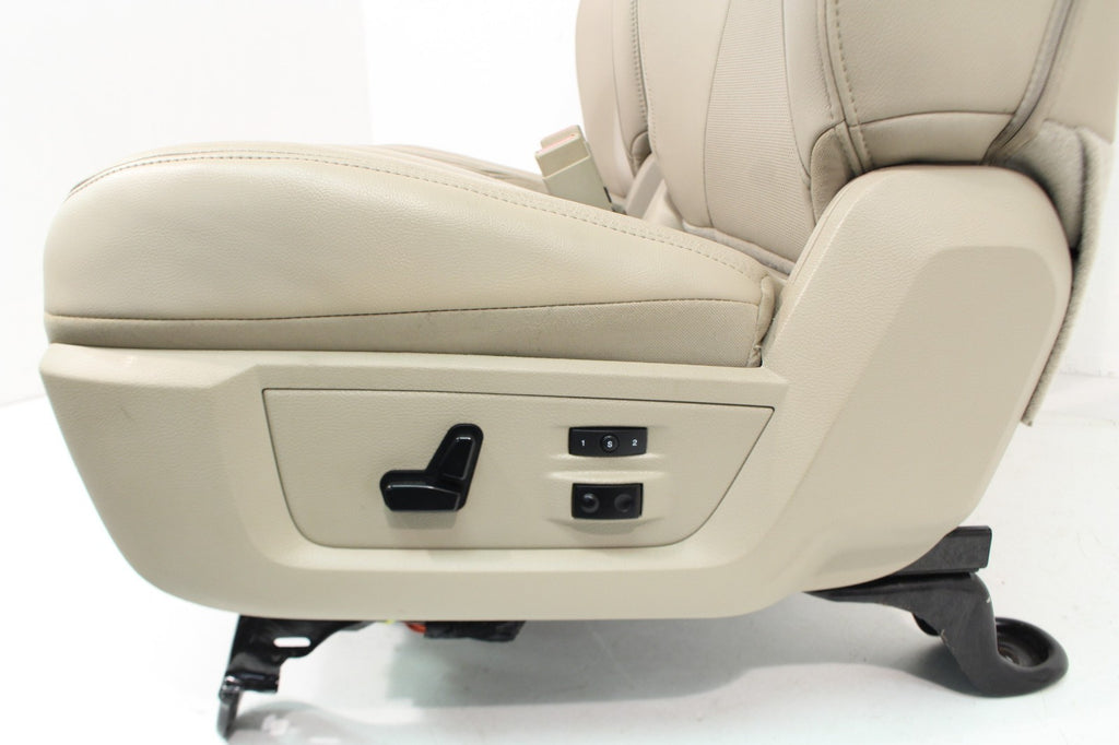 2009 - 2018 Ram Seats, Laramie, Frost Beige Tan Leather w/ Heating & Ventilation