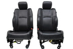 2009 - 2018 Ram Front Seats, Laramie Black Leather w/ Heating & Ventilation OEM