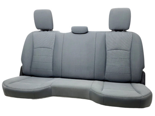 2019-2018 Ram Rear Seats, Crew Cab 60/40 Gray Cloth w/ Armrest, Fits 02+