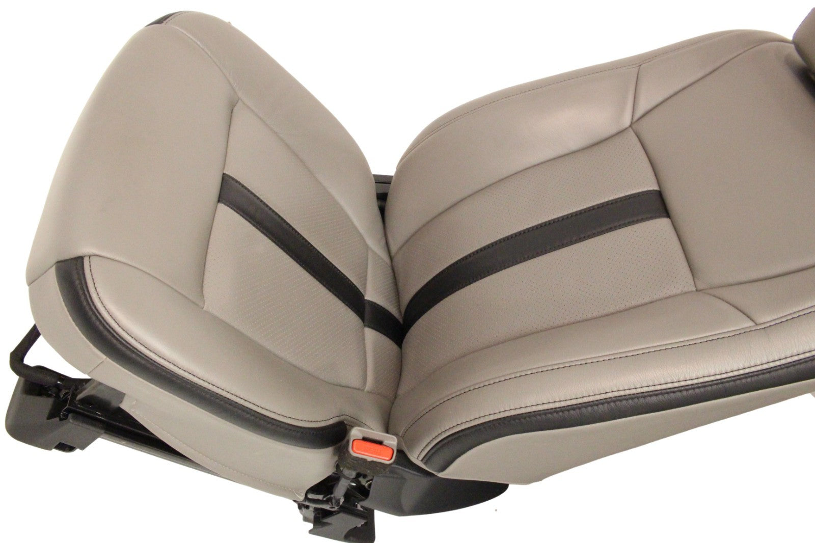 2015-2022 Ford F150 Super Duty Reg Cab Seats, XLT w/ Katzkin Earth Gray Leather