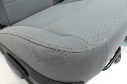 2009 - 2018 Dodge Ram 1500 2500 3500 Grey Cloth Bucket Seats Jump Seat Console