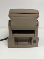 2014 - 2019 GMC Chevy Sierra Silverado Jump Seat Console, Tan Dune Leather OEM