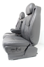 99-06 Sierra Silverado Front Seats, Dark Pewter Leather, Power Lumbar Bolster