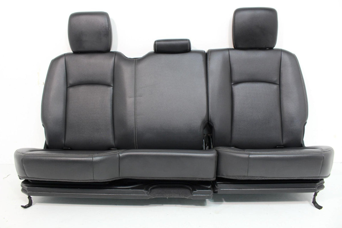 2009 - 2018 Ram Seats Rear Seats, Quad Cab Laramie Black Leather, 60/40 Split