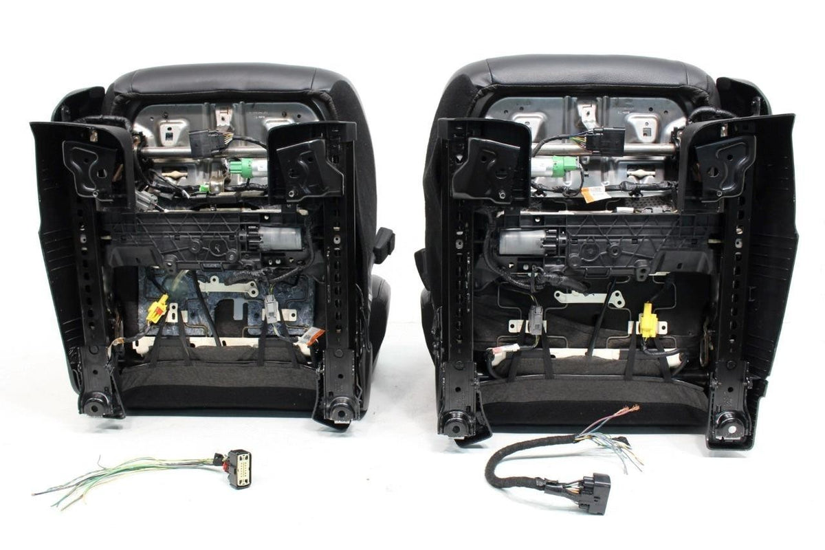 2019 - 2023 Ford Ranger Seat Set, Lariat Heated Black Leather Front & Rear OEM