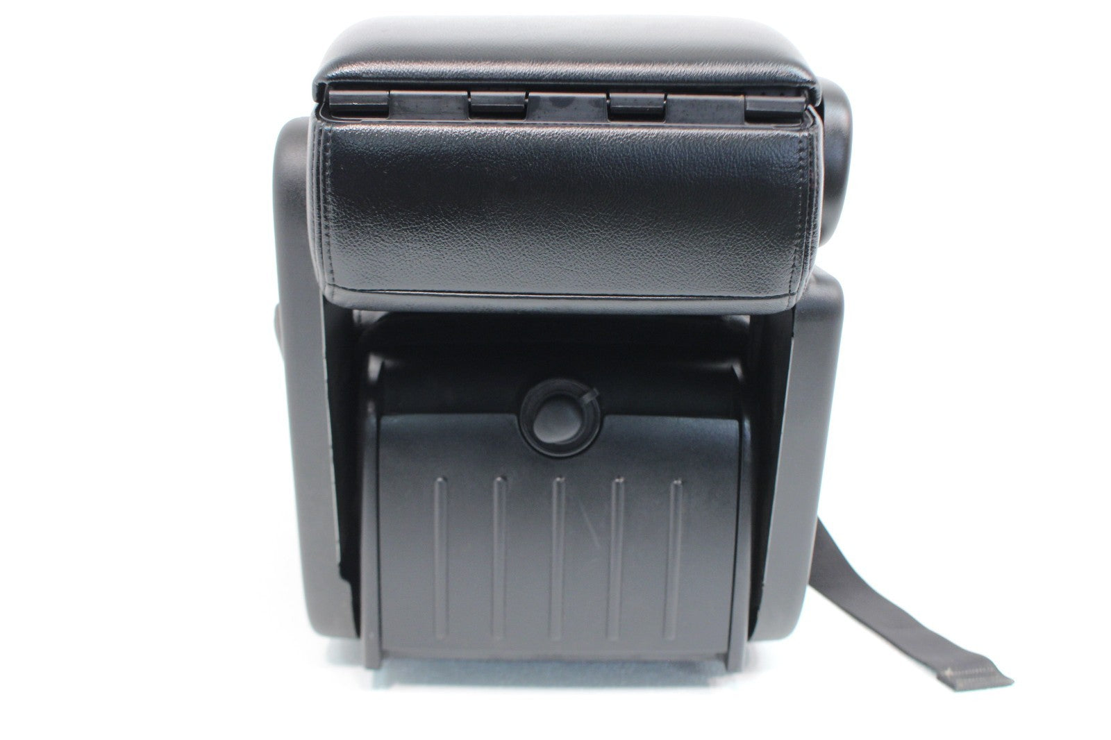 2004 - 2008 Ford F150 Center Jump Seat, OEM Lariat Black Leather Folding Console