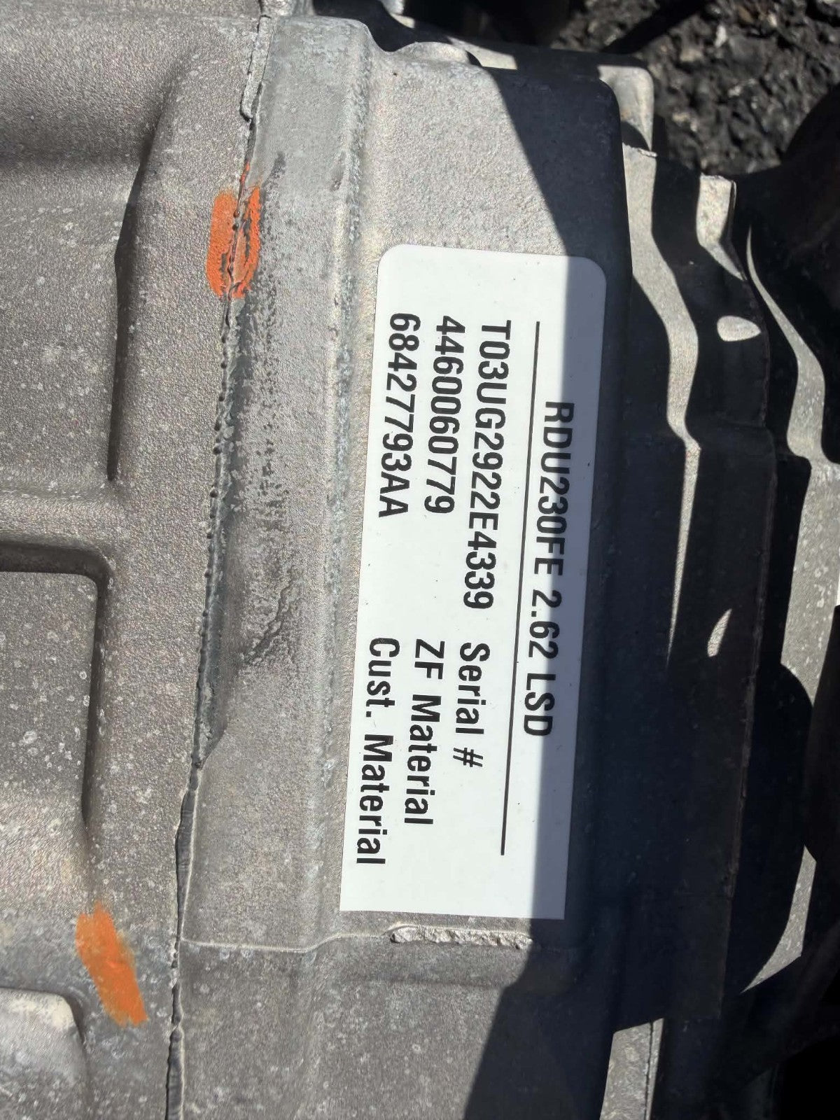 2017-2023 Dodge Challenger SRT Hellcat OEM Rear Cradle Crossmember 68339971AA