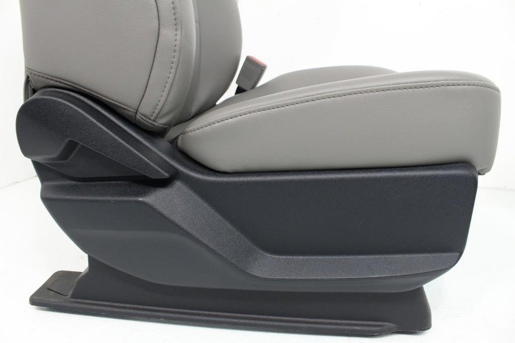 2015 - 2022 Ford F150 & Super Duty Front Seat Pair, All Cabs XL Earth Gray Vinyl
