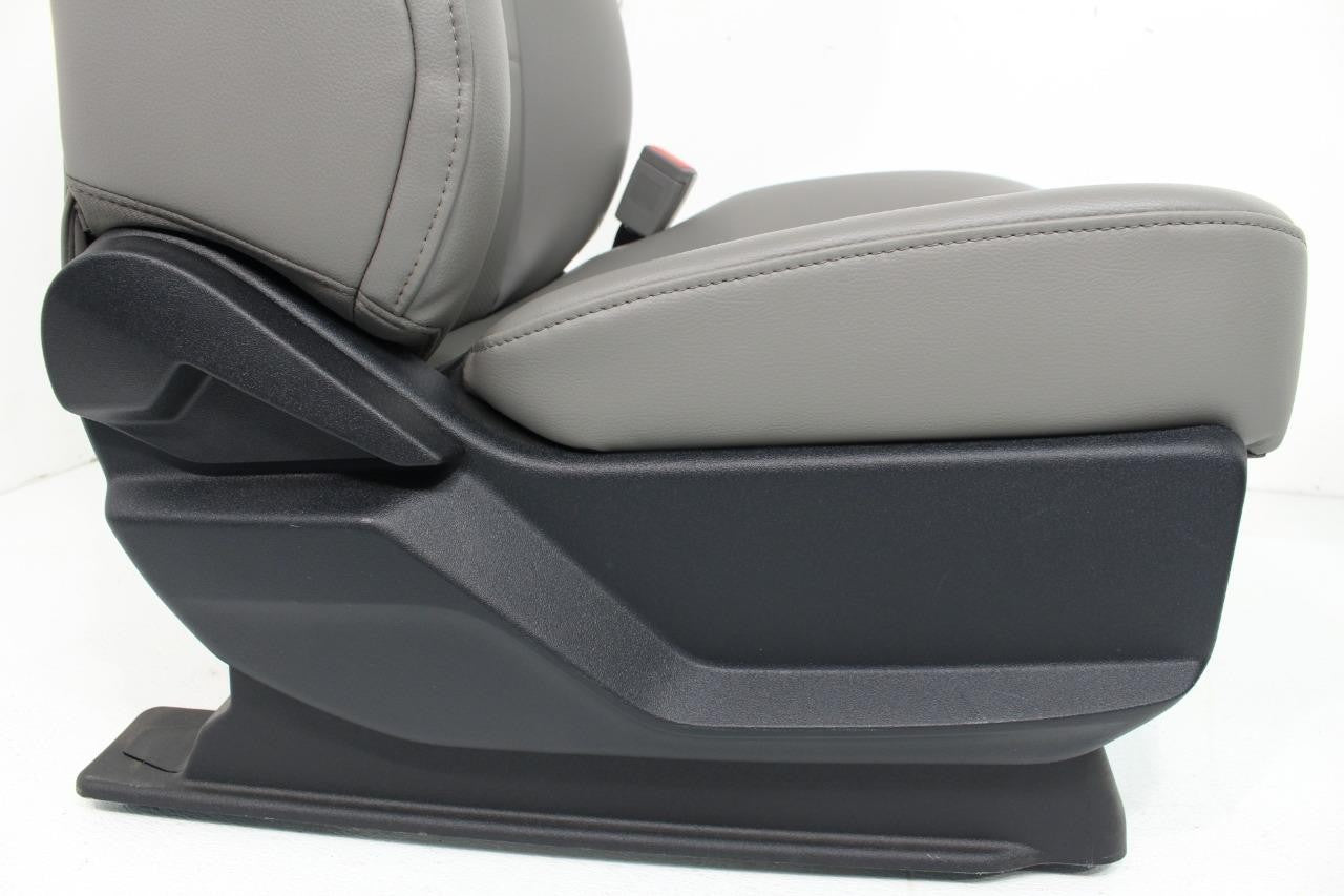 2015 - 2022 Ford F150 & Super Duty Front Seat Pair, All Cabs XL Earth Gray Vinyl