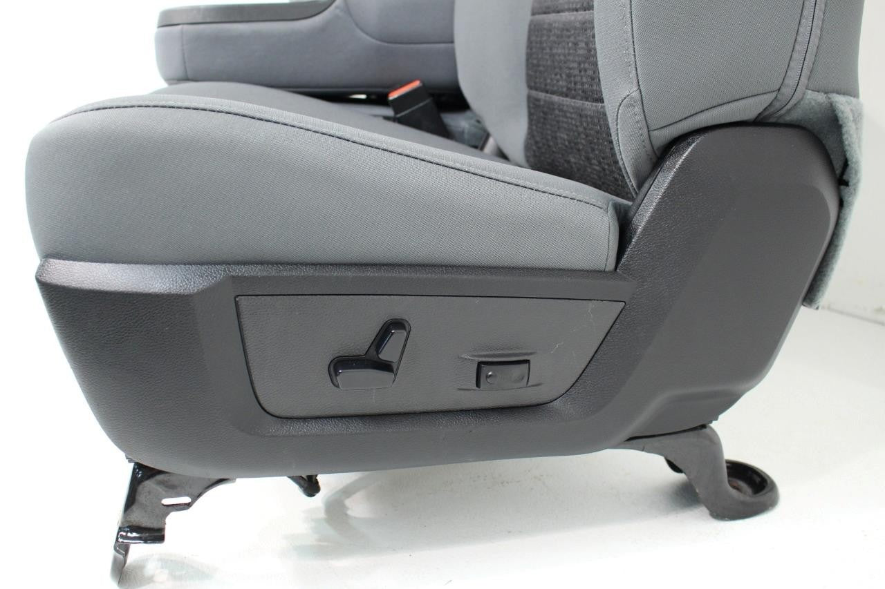 2009 - 2018 Dodge Ram Front Bench Seat, Powered w/ Center Jumpseat, Diesel Gray