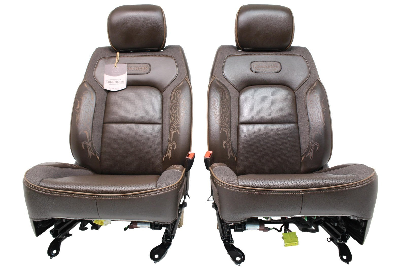 2019 - 2025 Ram 1500 Longhorn Crew Cab Complete Front & Rear Saddle Leather Seat
