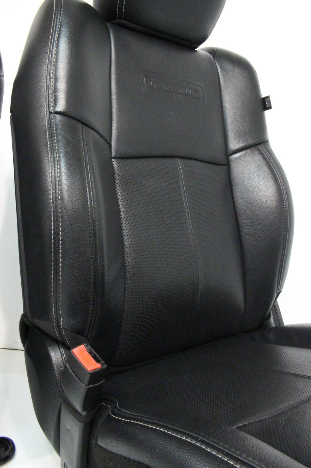 2002 - 2018 Ram Front Seats, Laramie Black Leather Heated Cooled w/ Memory
