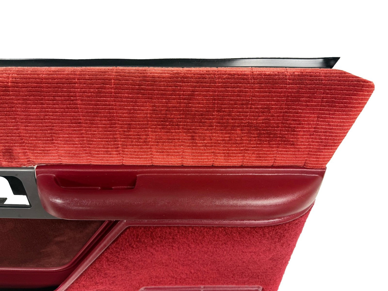 88-94 Chevy GMC Silverado Suburban C/K OBS Front Door Panels, Garnet Red MINT