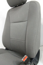 2015 - 2022 Ford F150 Super Duty Front Seats, XLT Power Earth Gray Cloth Heated