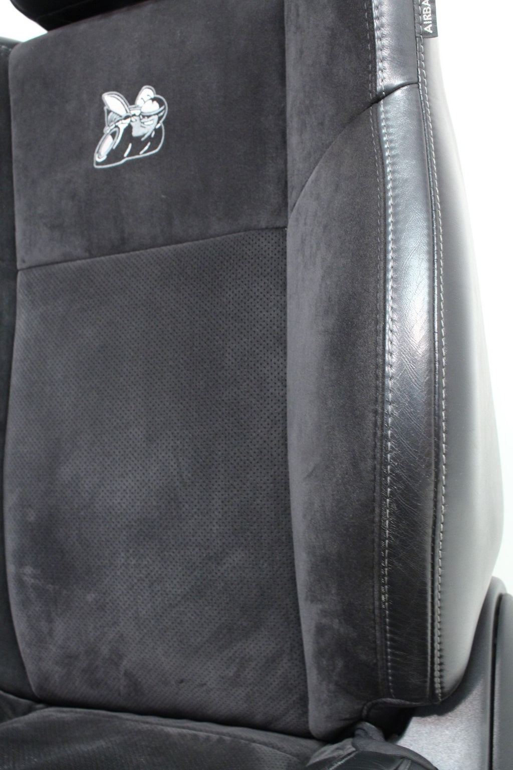 2008 - 2023 Dodge Challenger Seats, Black Leather w/ Alcantara Suede, Scat Pack