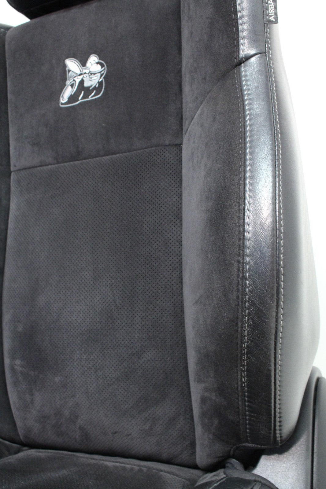 2008 - 2023 Dodge Challenger Seats, Black Leather w/ Alcantara Suede, Scat Pack