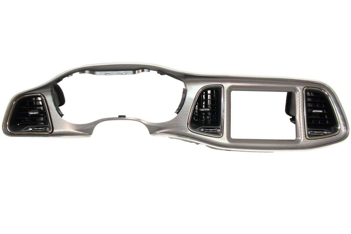 2015-2023 OEM Challenger SRT Hellcat Dash Console Trim Bezel Set - Dark Engine