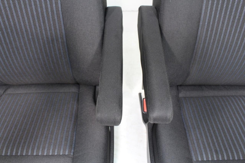2015 - 2023 Ford Transit Black Cloth Front Bucket Seats with Armrests