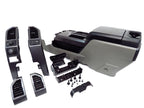 15-22 Ford Truck Center Console & Install Kit w/o Shifter - Gray Vinyl XLT