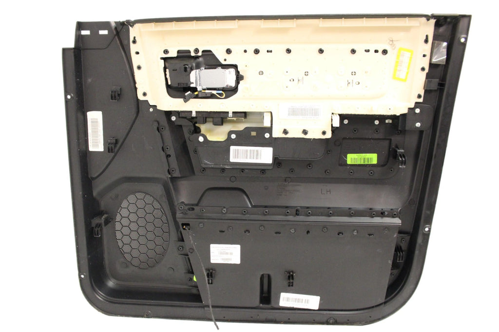 2013-2018 Ram Driver Front Door Panel, Laramie Crew Black Woodgrain 2190245-DX9