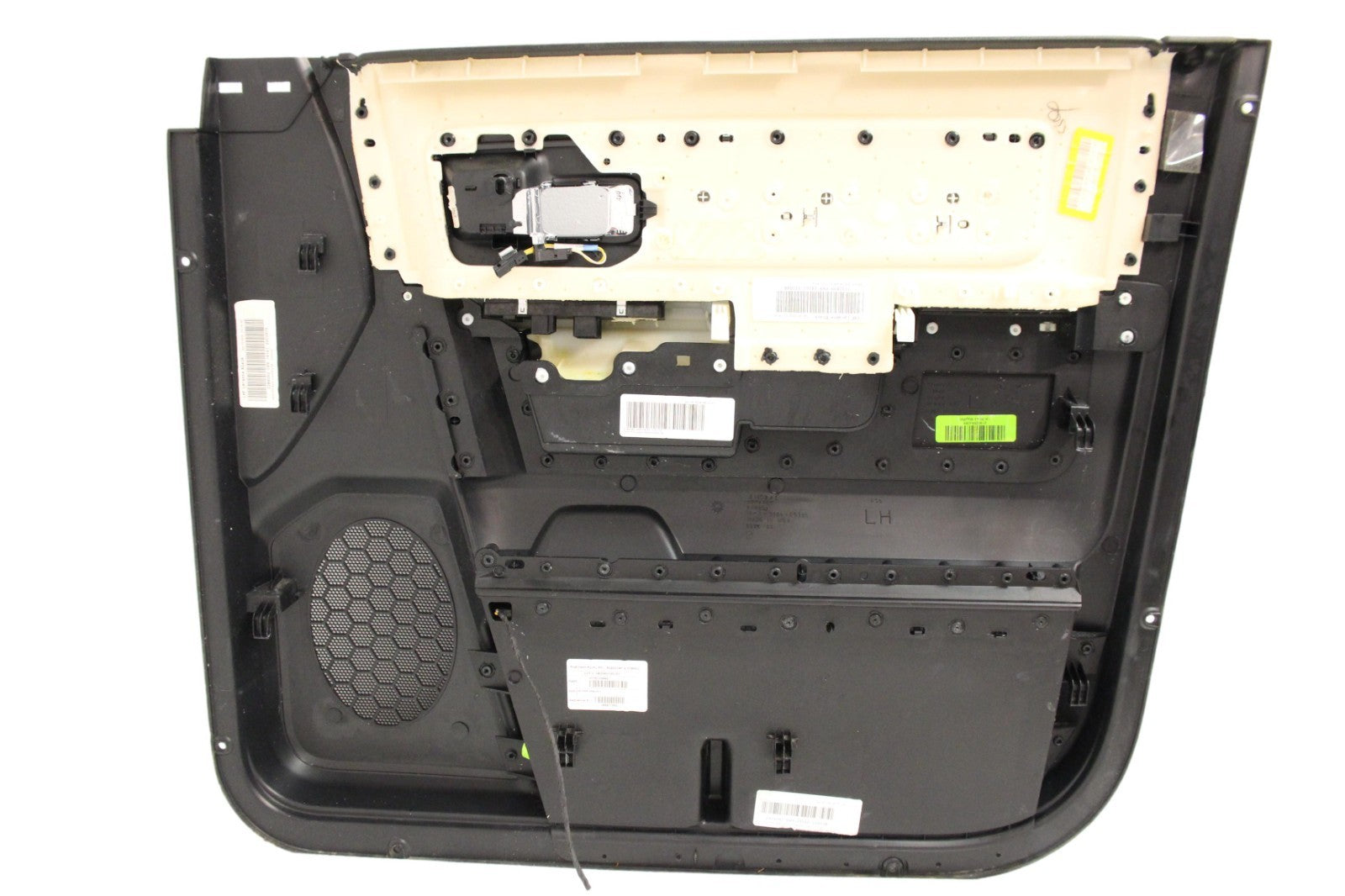 2013-2018 Ram Driver Front Door Panel, Laramie Crew Black Woodgrain 2190245-DX9