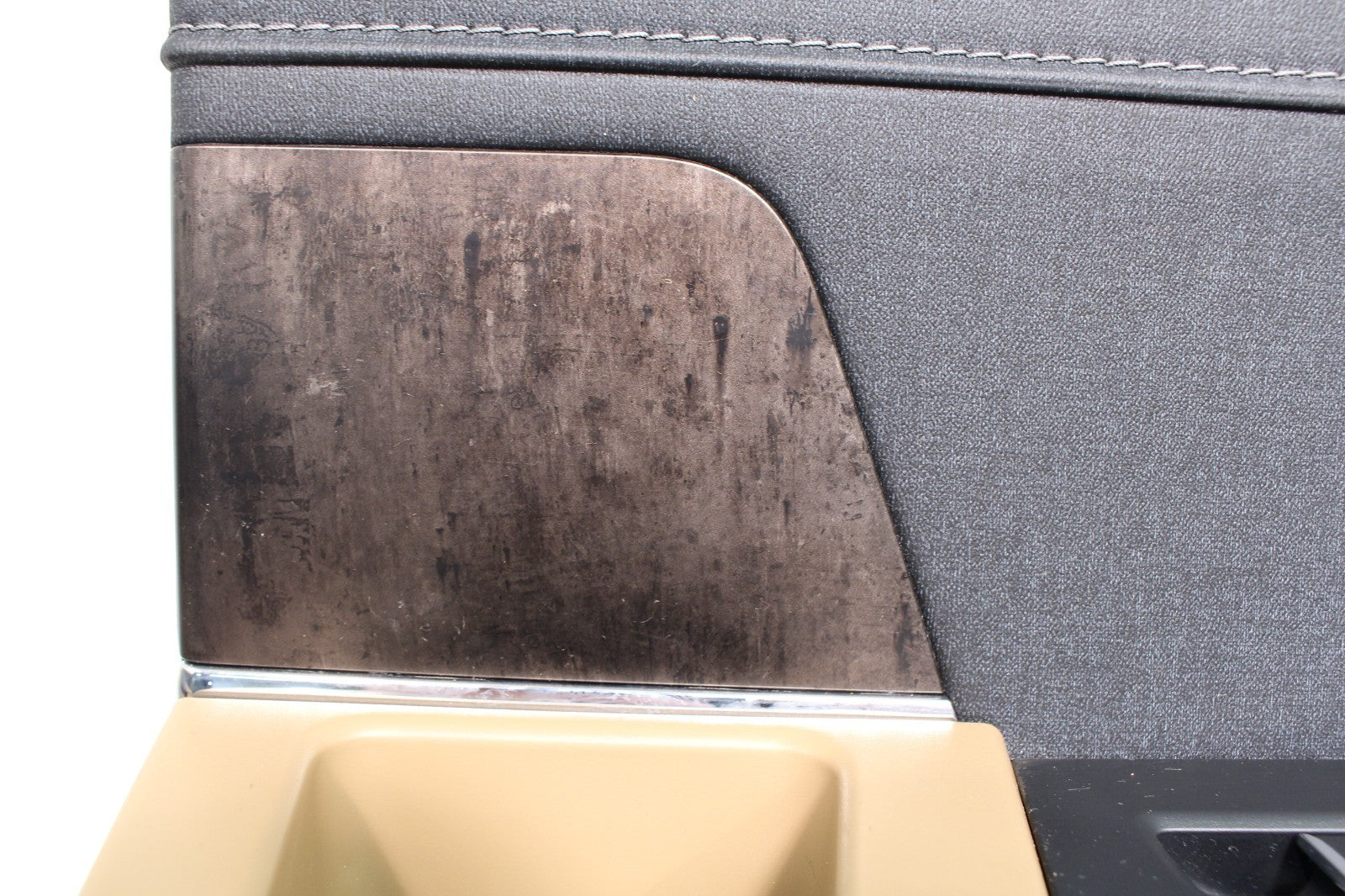 21 - 23 Ford F150 Lariat Crew Cab Passenger Rear Door Panel Baja Tan Wood OEM