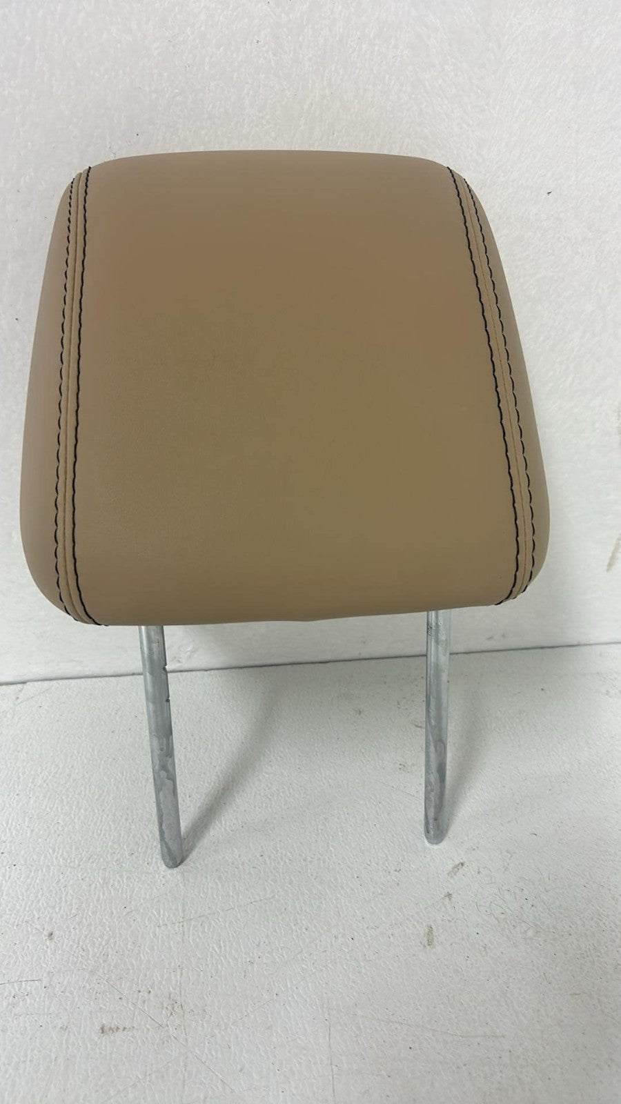 2011 - 2014 OEM Ford F150 Headrest, Front, Camel Tan Leather, Black Stitching