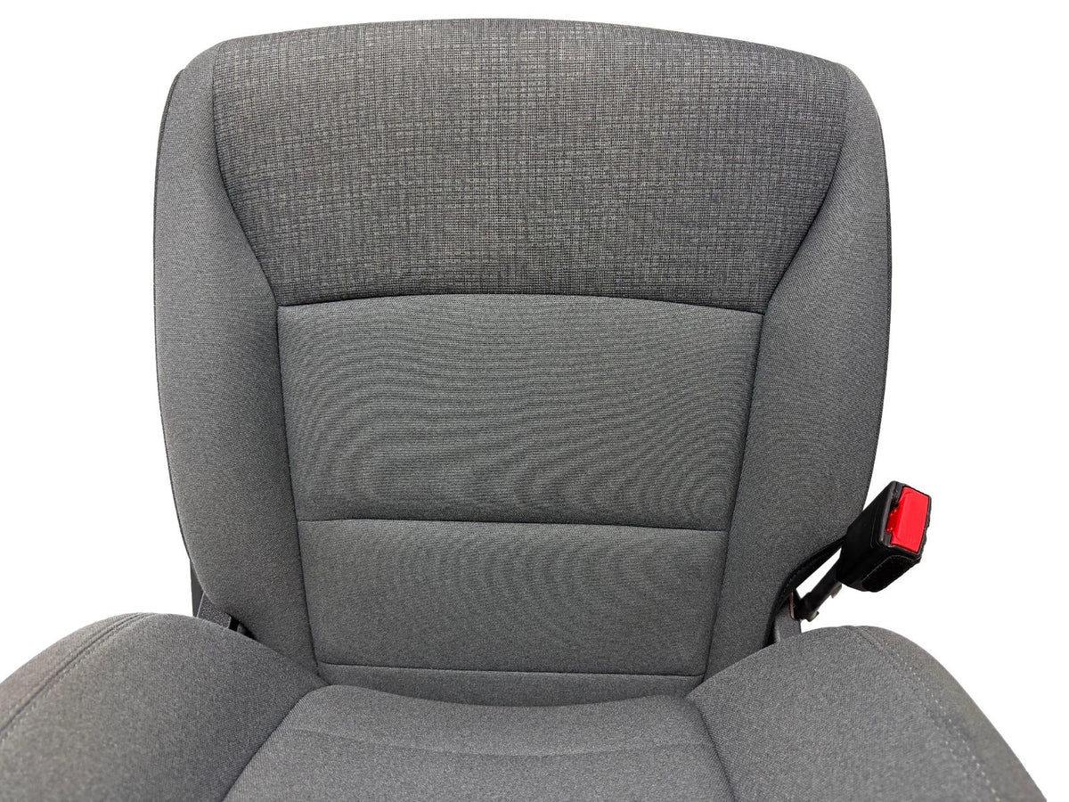 2021-2026 Ford F-150 Front Seats, XLT Mid 302A Gray Cloth OEM Dual Power Heated