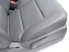 2014 - 2019 Sierra Chevy Silverado Front Seats Set, Work Truck Bench Gray Vinyl