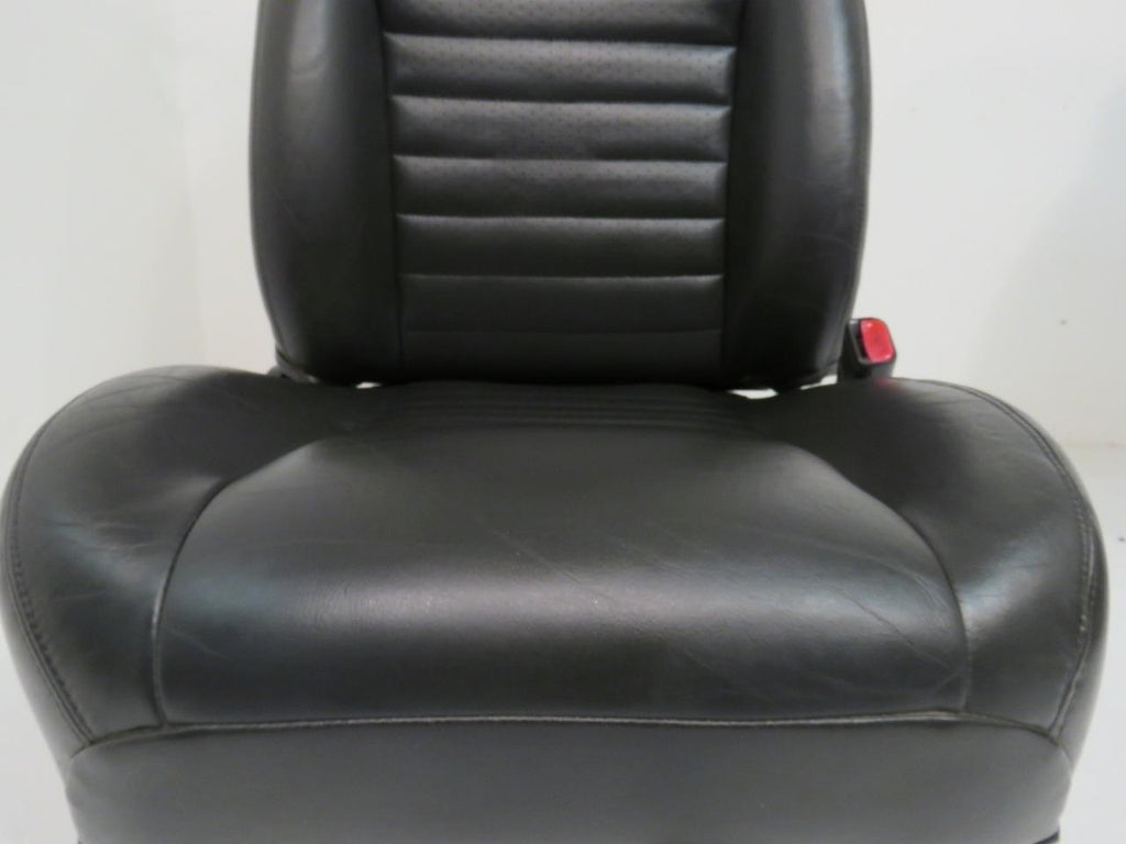 1994 - 2004 Ford Mustang Convertible Seats, GT Black Leather w/ Power Driver OEM