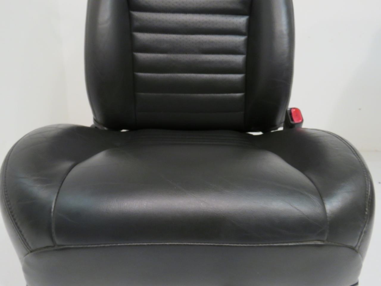 1994 - 2004 Ford Mustang Convertible Seats, GT Black Leather w/ Power Driver OEM