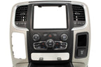 2013 - 2018 Dodge Ram Center Console w/ Radio Bezel, Install Brackets & Bolts