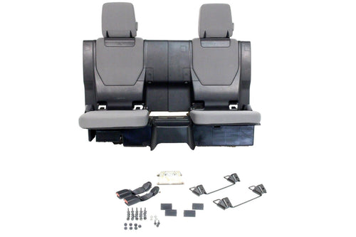 2016 - 2023 Toyota Tacoma Access Cab Rear Seat & Installation Kit, Gray Cloth