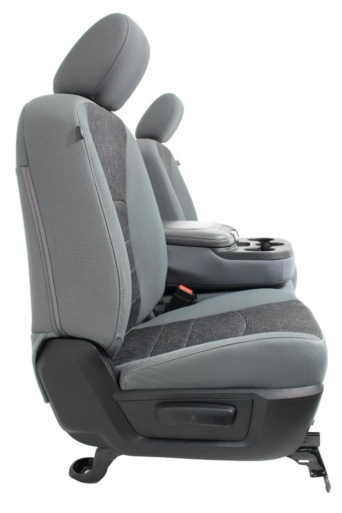 2009 - 2018 Dodge Ram Front Bench Seat, Powered w/ Center Jumpseat, Diesel Gray