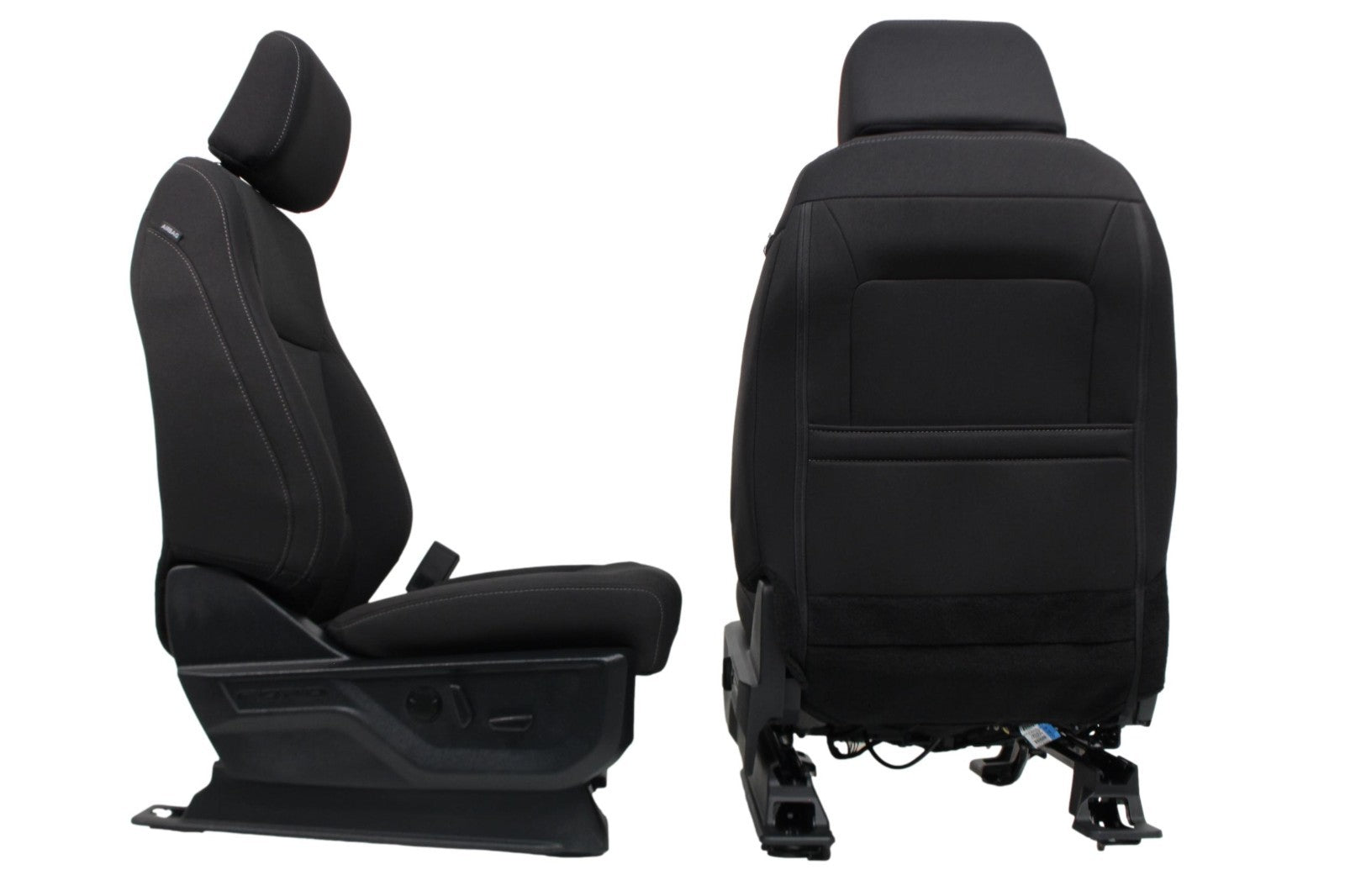 2021 - 2026 Ford F150 & Super Duty Front Seats, Sport Black Cloth Power Heat XLT