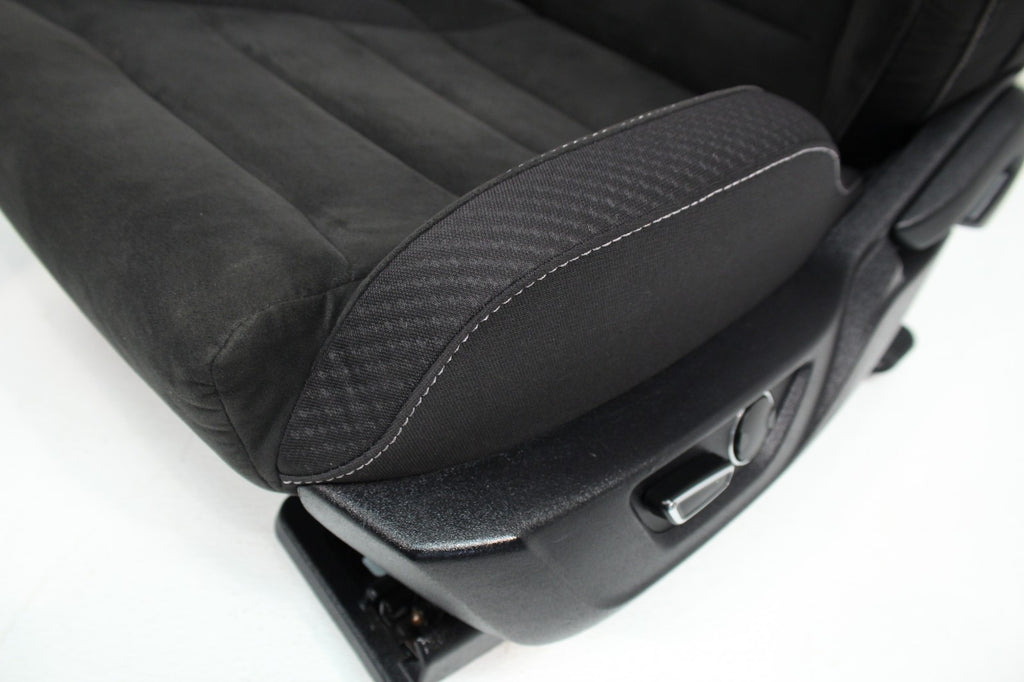 2015 - 2025 Mustang Shelby Recaro Seats Set, Suede Power Tracks S550 S650 GT350