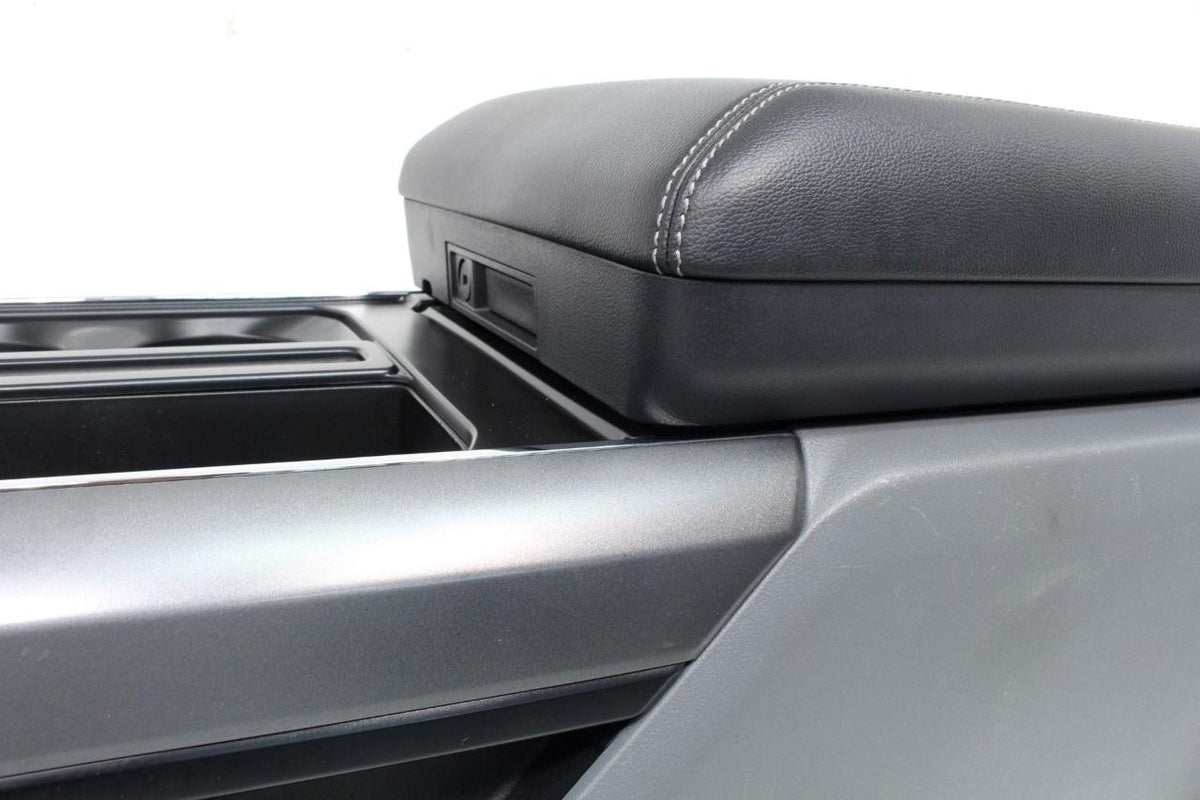 2021 - 2025 Ford F150 Center Console, Gray W/o Shifter XL XLT STX w/ Install Kit