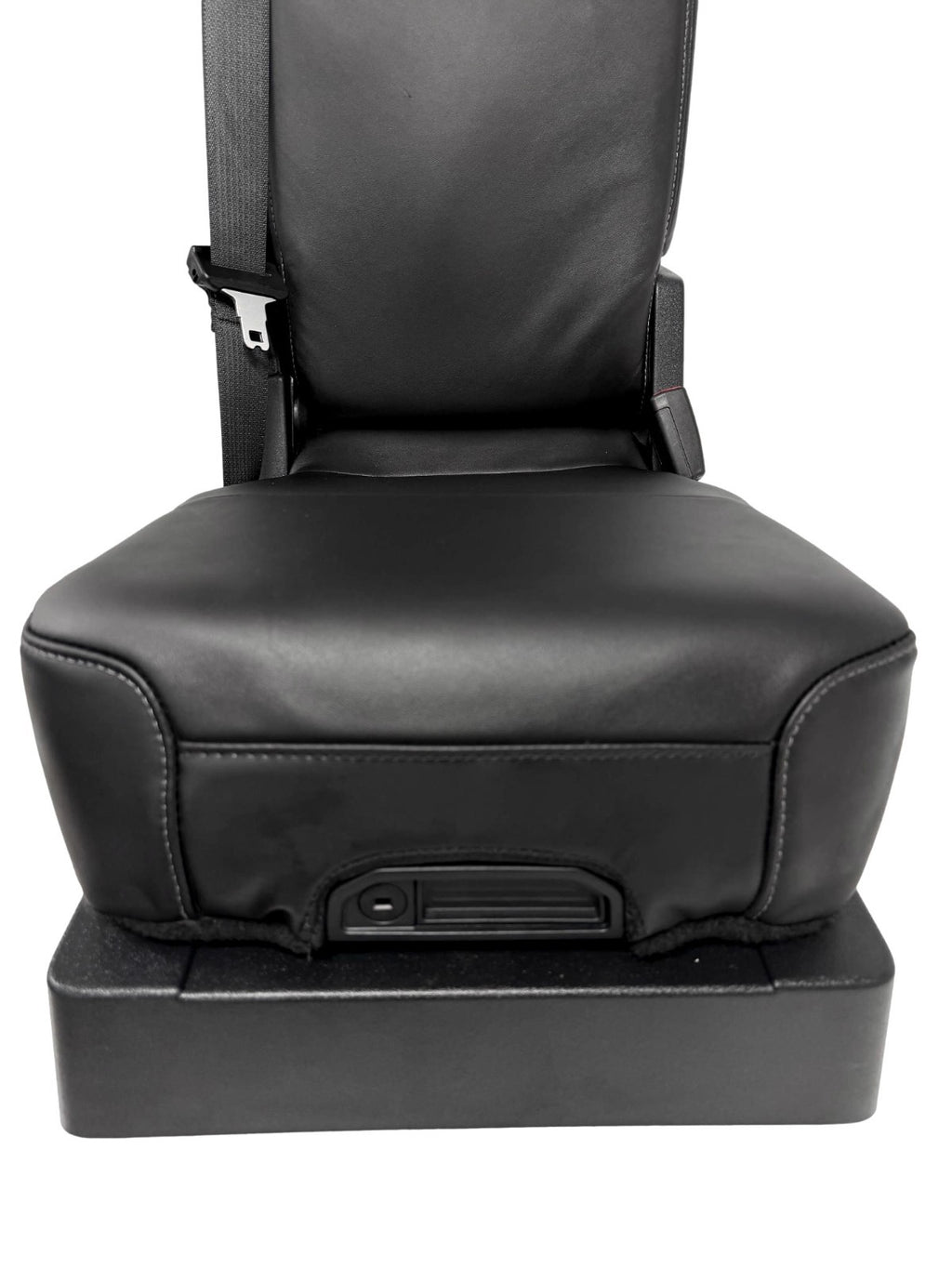 2015-2025 F150 Super Duty Console → Jump Seat Conversion Kit Black Leather Gray