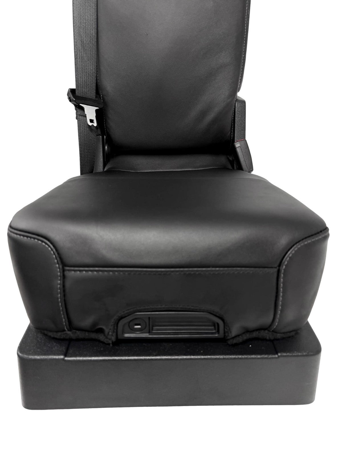 2015-2025 F150 Super Duty Console → Jump Seat Conversion Kit Black Leather Gray