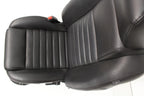 Ford Mustang Seats Front GT Black Leather Powered Seat Set 2005 2006 2007 2008