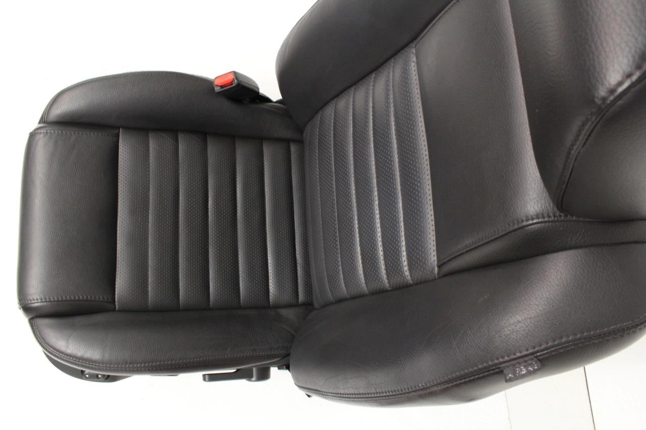 Ford Mustang Seats Front GT Black Leather Powered Seat Set 2005 2006 2007 2008