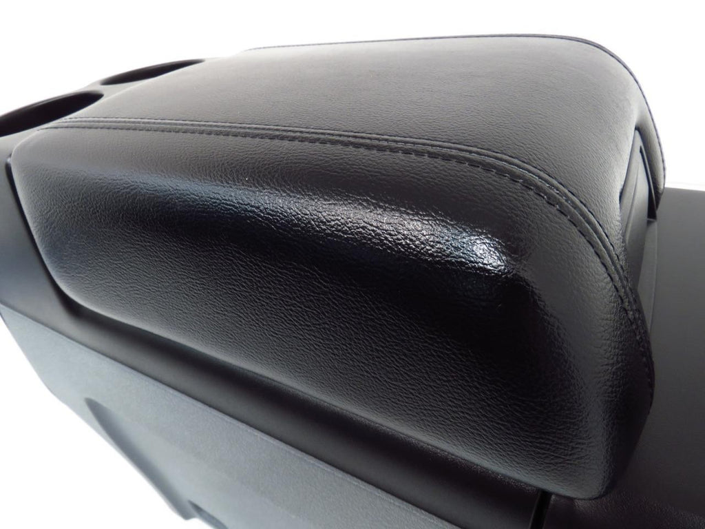 2009 - 2014 Ford F150 Center Console w/ Leather Armrest Storage & Cupholders