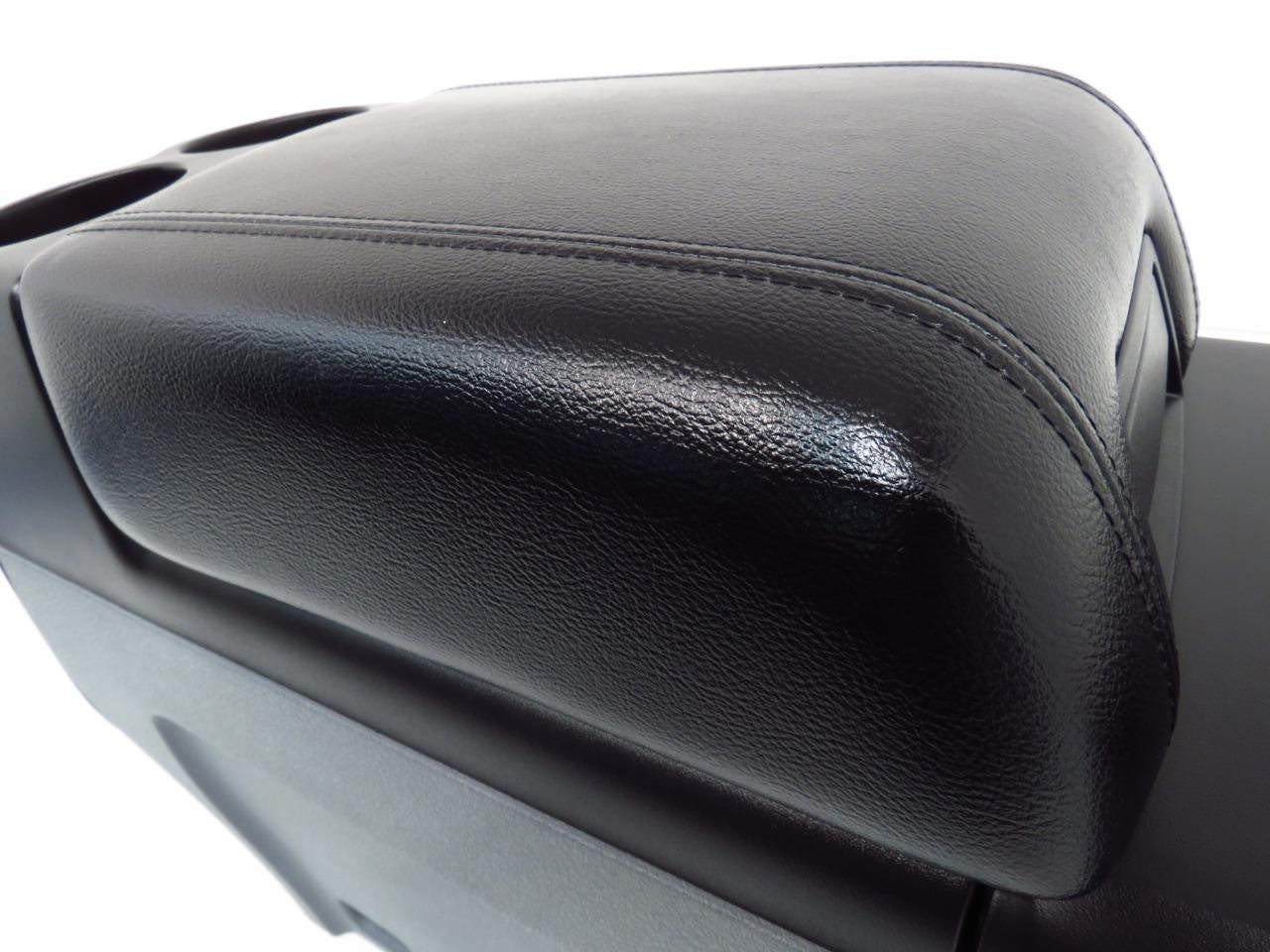 2009 - 2014 Ford F150 Center Console w/ Leather Armrest Storage & Cupholders
